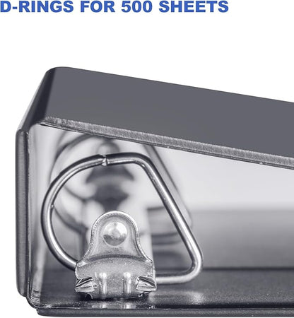 3 Ring Binder 2 Inch, ViVin Sturdy 2"-Slant D Ring Binder - Image 2