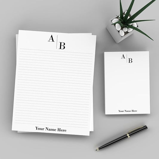 PrintPPS Personalized Monogram Notepads by PrintPPS