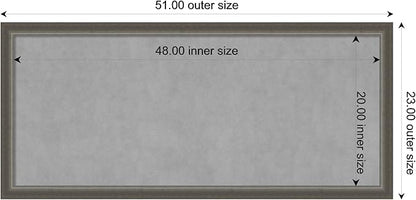 Amanti Art Silver Framed Magnetic Board 23x51 Oversize Vision Board - Image 3