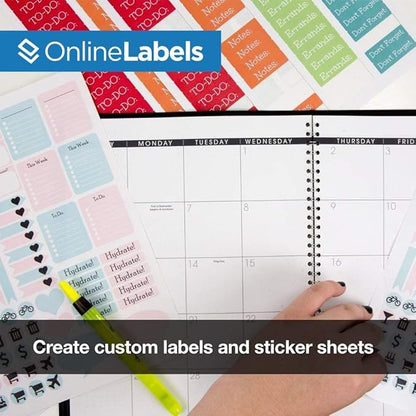 Sticker Paper, 000 Sheets, 8.5" x 11" Full Sheet Label, Works - Image 6