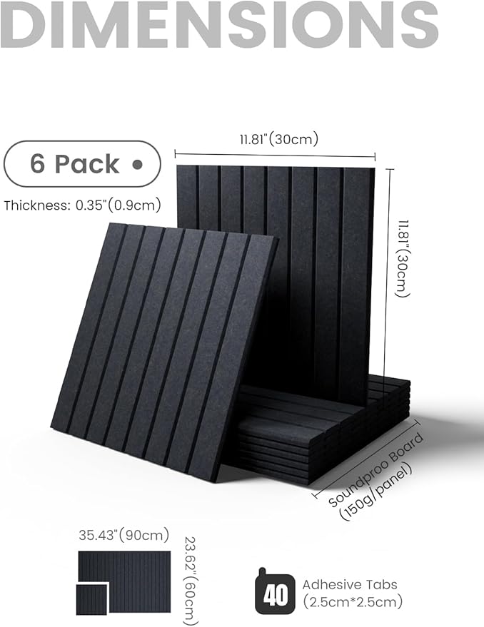 Fluxynara Large Felt Bulletin Board 36" x 24" Cork Board Alternative-6 Pack - Image 2