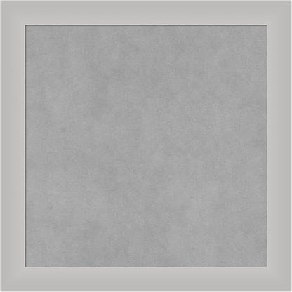 Amanti Art Silver Framed Magnetic Board 19x19 Small Vision Board by AmantiArt