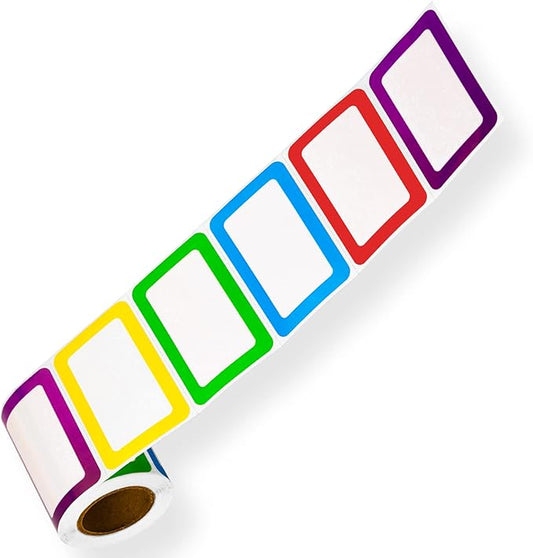 Methdic 5 Colors Name Tags Stickers 400 Labels by Methdic
