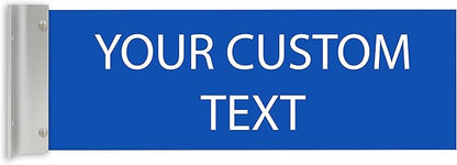 ALPHA DOG SIGNS Custom Projecting Hallway Nameplate, Personalized 2-Line Text by AlphaDog