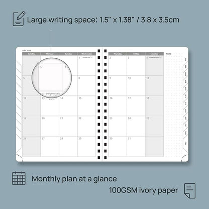 POPRUN 2026 Planner with Hourly Schedule, Vertical Layout - Image 4
