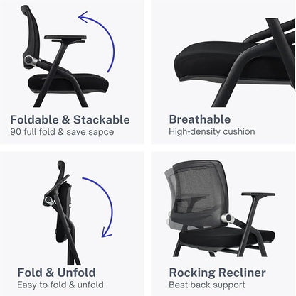 30 Pack Foldable Office Chairs - Image 5