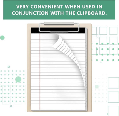 Legal Pads 5×8 Inch Notepad, 12 Pack Note Pads College Ruled Perforated Memo Pad - Image 4