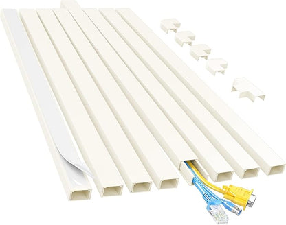 Yecaye Cord Hider, 113in Medium Cord Covers by Yecaye