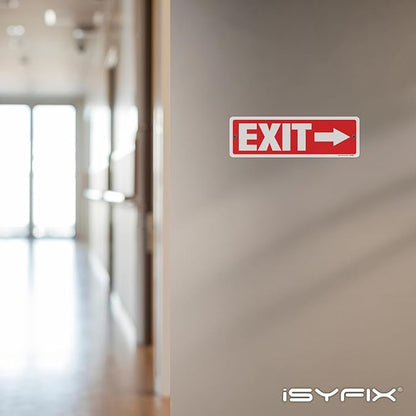 iSYFIX Exit Signs 2 Pack 12x4 Inch - Image 4