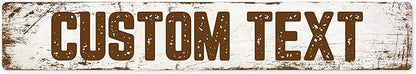 Custom Sign, Custom Street Sign, 11 Font Colors, 13 Font Styles, 4 Hole Options by MySignCenter
