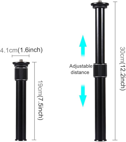 PULUZ Metal Handheld Adjustable 3/8" Size Tripod Mount Monopod Extension Rod - Image 3