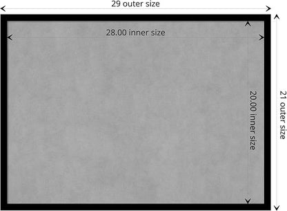 Amanti Art Black Framed Magnetic Board 21x29 Medium Vision Board - Image 4