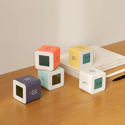 mooas Multi Cube Timer Clock, Rotating Flip Gravity Sensor Time Management - Image 8