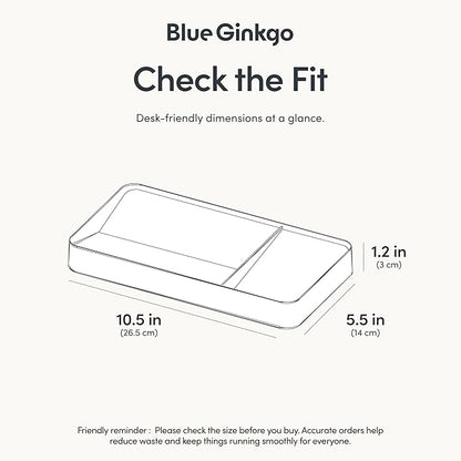 BLUE GINKGO Desk Tray – Korean-Made Organizer - Image 3
