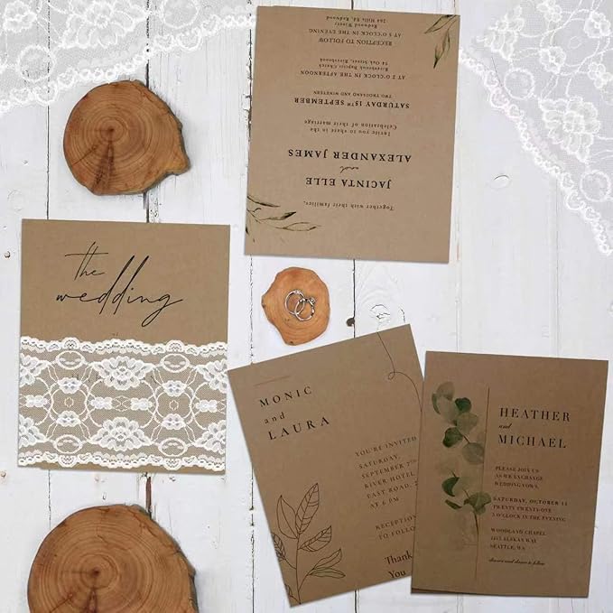 100 Sheets Kraft Paper Brown Cardstock 8.5 x 11, Goefun 80lb Card Stock Printer - Image 5