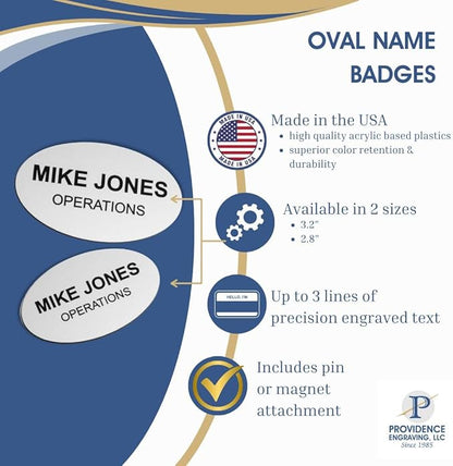 Custom Engraved Name Tag Badges – Personalized Identification - Image 3