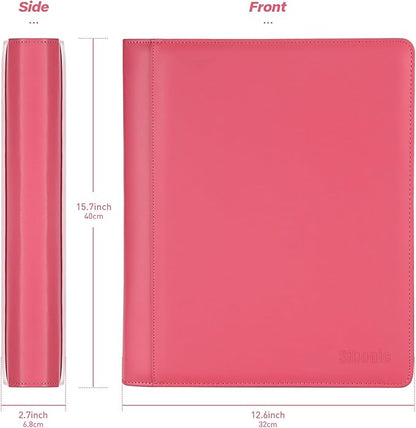 Sibonic 9 Pocket TopLoader Binder, Holds 360 3”x4” Toploader Hard Cases - Image 2