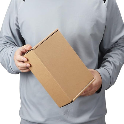 PHAREGE 9x6x3 inch Shipping Boxes Bulk 25 Pack Brown, Tab Lock Tuck Top Mailer - Image 4