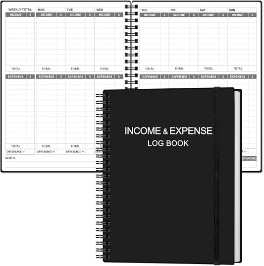 Heveboik Income & Expense Log Book by Heveboik