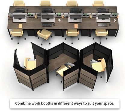 Provour Work Booth, Private Workstation, Room Divider, Office Pod, Acoustic - Image 7