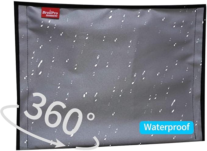 BroilPro Accessories Outdoor 60"-65" TV Set Cover, Scratch Resistant Liner - Image 3