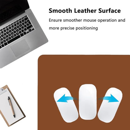 PU Leather Desk Pad Protector Gaming Mouse Pad Non Slip Desk Mat - Image 3