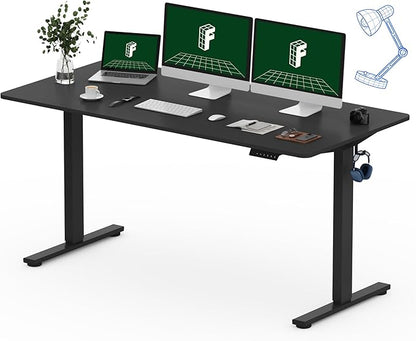 FLEXISPOT One-Piece Electric Standing Desk, 60 x 24 Inches Adjustable Desk by FlexiSpot