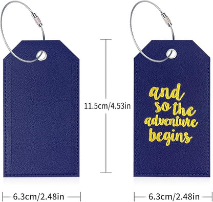 Portable Leather Travel Labels - Image 3
