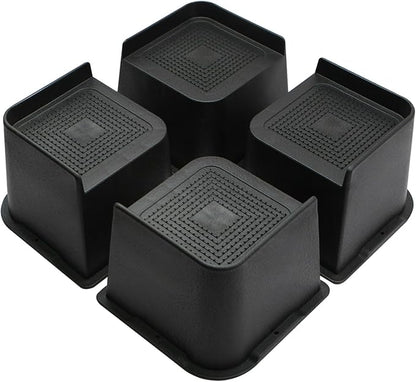 MXMZHXU Bed Risers 2 inch, 3 inch, 4 inch, 6 inch or 8 inch Heavy Duty by MXMZHXU