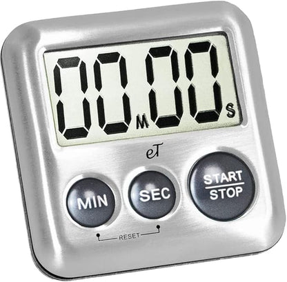 Elegant Digital Kitchen Timer Stainless Steel - Image 5