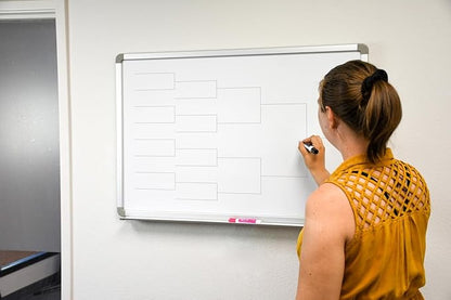 12 Team Bracket Whiteboard 48" x 36" - Image 4