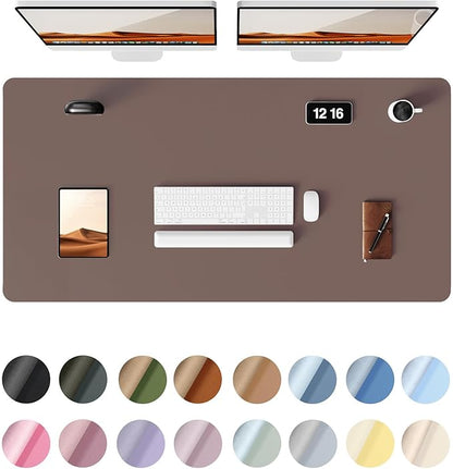 YSAGi Leather Desk Protector, Office Mat, Large Mouse Mat, Non-Slip PU Leather by YSAGi