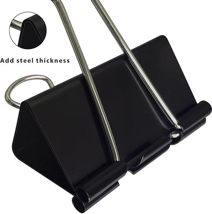 Binder Clips Assorted Sizes Paper Clamps, Meet a Variety of use Scenarios - Image 3