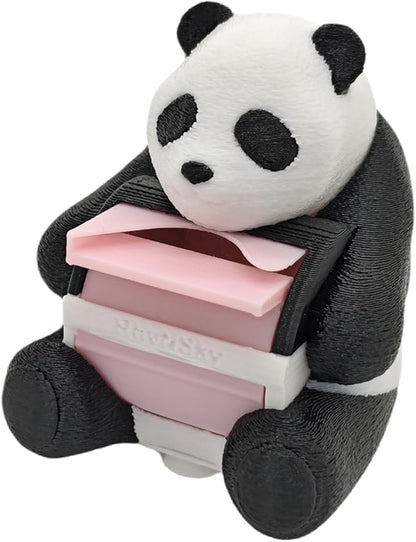 RhyNSky Panda Manual Sticker Dispenser Postage Stamp Roll Dispenser Holder by RhyNSky