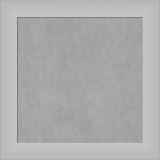 Amanti Art Silver Framed Magnetic Board 15x15 X-Small Vision Board by AmantiArt