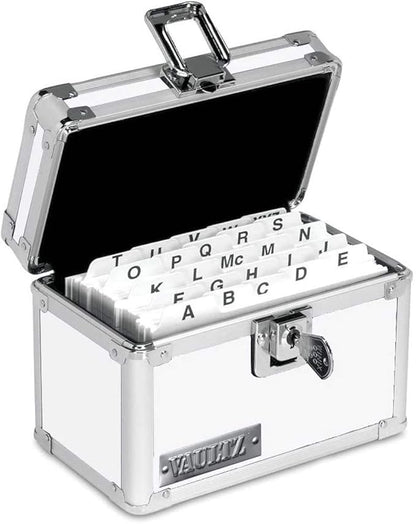 Vaultz Locking Index Card File, 3 x 5 Inches - Image 2
