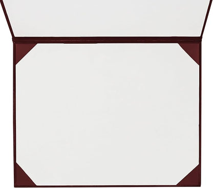 GraduationMall 8.5"x11" Smooth Padded Diploma Cover Certificate Holder Maroon - Image 4