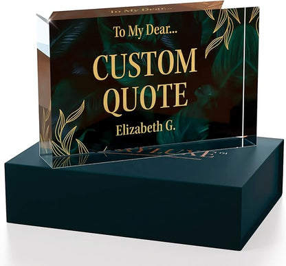 Custom Acrylic Sign Personalized, Custom Desk Name Plate, 18 Styles, - Image 7
