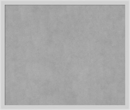 Amanti Art Silver Framed Magnetic Board 21x25 Medium Vision Board by AmantiArt
