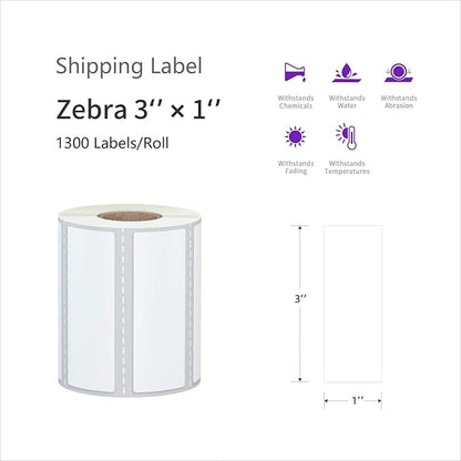 AveneMark 12 Rolls 3" x 1" Direct Thermal Labels - Image 2
