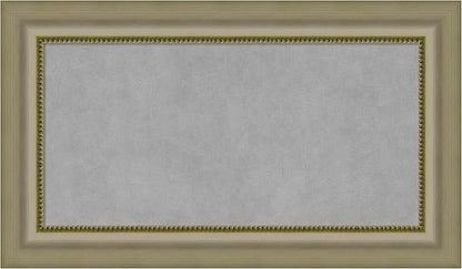Amanti Art Silver Framed Magnetic Board 17x29 Small Vision Board by AmantiArt