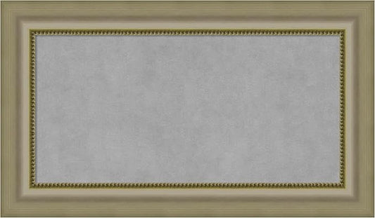 Amanti Art Silver Framed Magnetic Board 17x29 Small Vision Board by AmantiArt