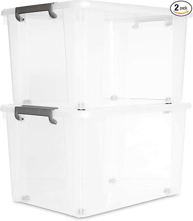 Citylife 69QT Plastic Storage Bins by Anywish