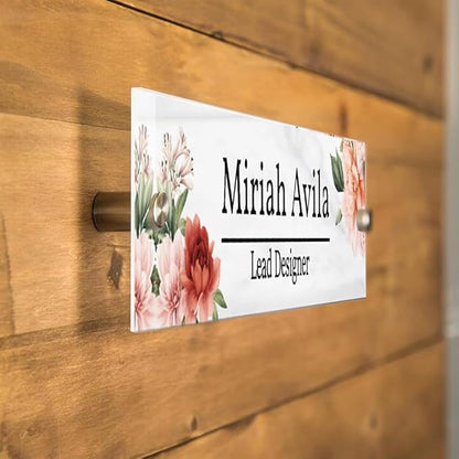 Personalized Office Door Sign, Custom Acrylic Name Plate - Image 4