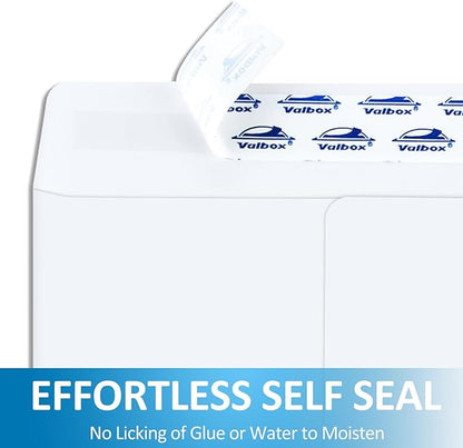 ValBox 9x12 Self Seal Catalog Envelopes 250 Packs White Envelopes - Image 3