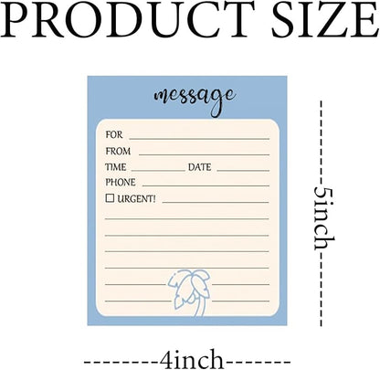 6 Pieces Telephone Message Sticky Notes Pads 4 x 5 Inch Self Adhesive Book Call - Image 2