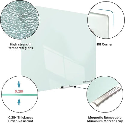 Glass Whiteboard 48 * 72Inches - Image 2