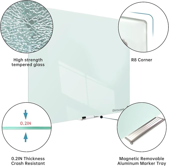 Glass Whiteboard 36 * 72Inches - Image 2