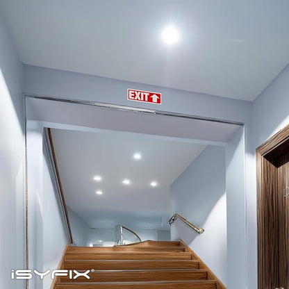 iSYFIX Exit Signs Stickers 6 Pack 12x4 Inch - Image 6