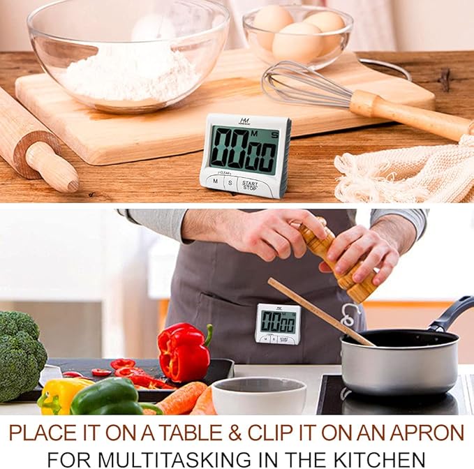 HOME MOST 2-Pack Large Display Kitchen Timer - Image 4